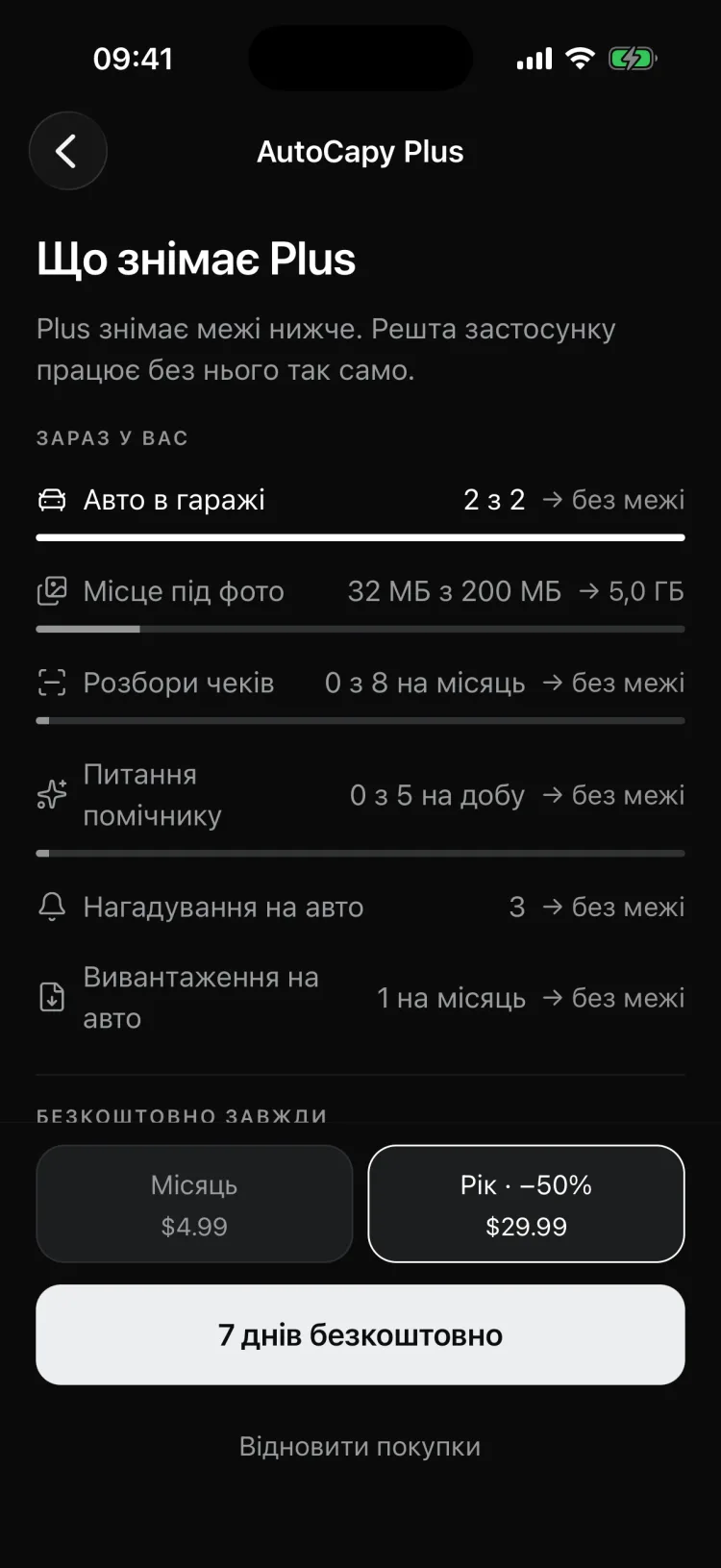 Екран AutoCapy Plus